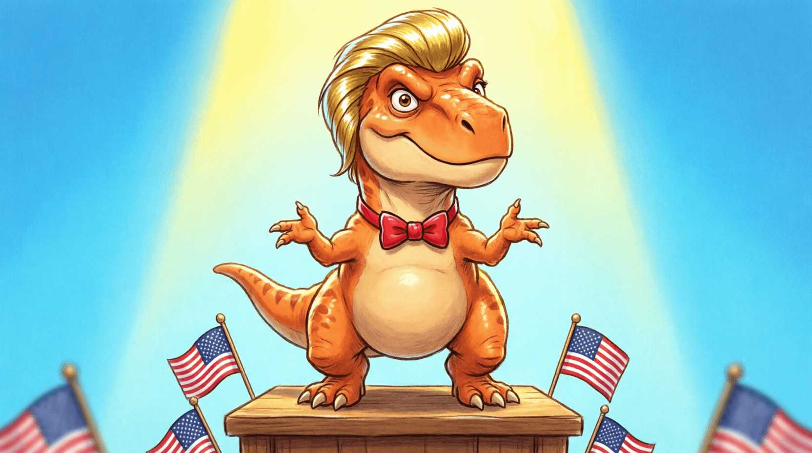 Trumposaur background